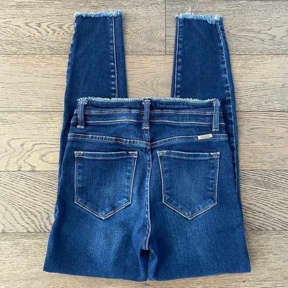KanCan Distressed Frayed Hem Skinny Ankle Jeans - Picture 6 of 10